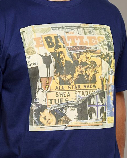 XXL4YOU - T-shirt manches courtes Beatles bleu marine 2XL a 8XL - Image 2