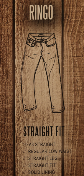 XXL4YOU - North jeans mode coupe Ringo noir de 44US a 62US - Image 3