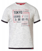 XXL4YOU - D555 - DUKE - T-shirt manche courte Melange de gris clair de 2XL a 8XL - Image 1