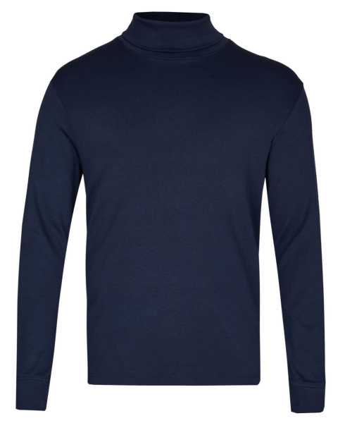 XXL4YOU - T-shirt manches Longues sous-pull bleu marine 3XL a 8XL
