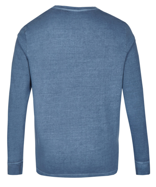 XXL4YOU - T-shirt manches longues bleu indigo delave 3XL a 8XL - Image 2
