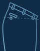 XXL4YOU - PIONEER - PIONIER - PIONIER THOMAS jeans taille Konvex stretch bleu Fonce de 27K a 40K - Image 3