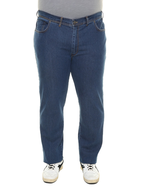 XXL4YOU - Maxfort jeans stretch bleu delave de 56EU a 70EU