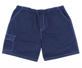 XXL4YOU Bermuda jeans taille élastiquée bleu délavé de 3XL à 12XL
