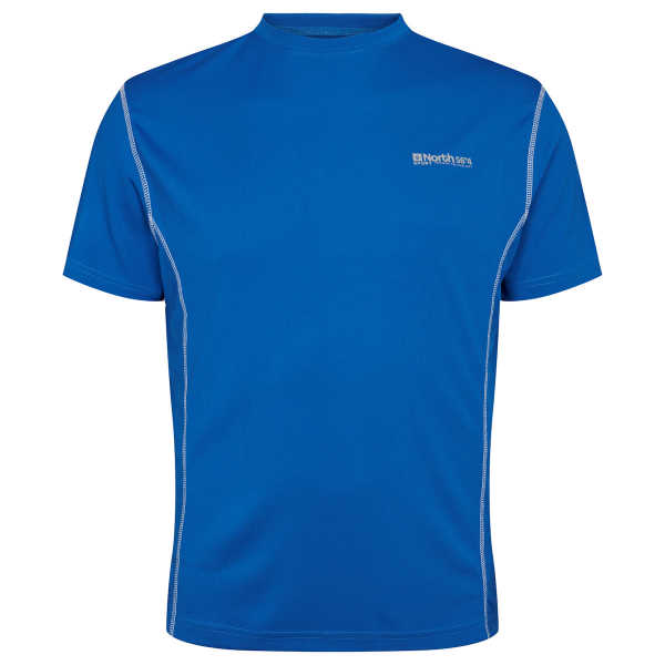 XXL4YOU - T-shirt manche courte Sport Tech bleu cobalt de 3XL a 8XL
