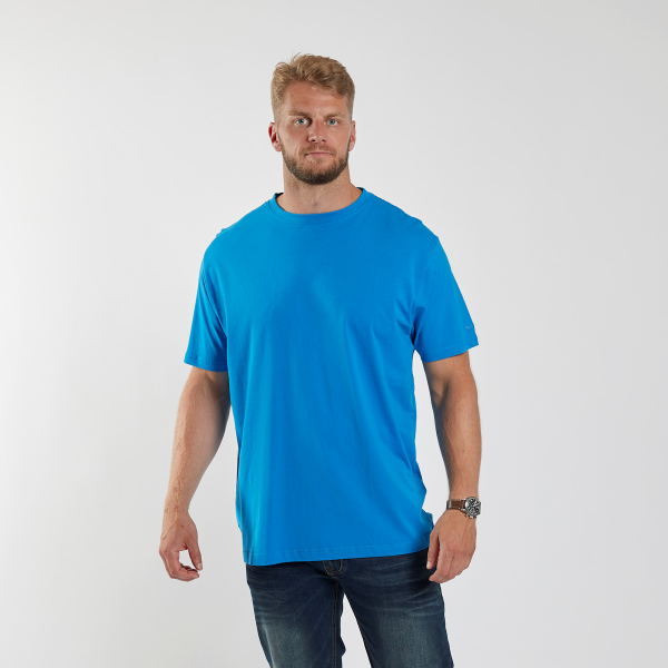 XXL4YOU - T-shirt bleu cobalt de 3XL a 8XL Col rond - Image 3
