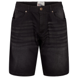 XXL4YOU Short jeans stretch noir délavé grande taille 40US - 62US