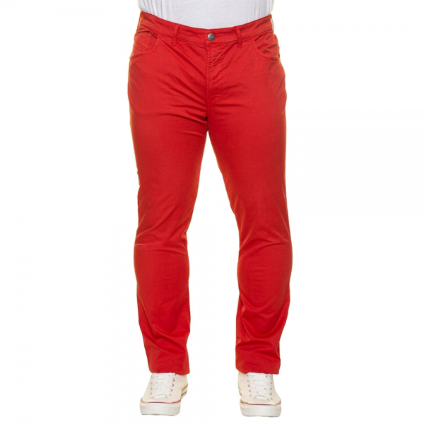 XXL4YOU - Maxfort pantalon stretch rouge de 56EU a 88EU GREGORIO