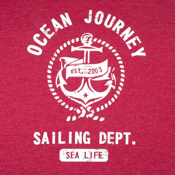 XXL4YOU - T-shirt Melange de rouge manche courte 3XL a 10XL - Sailing Dept - Image 2