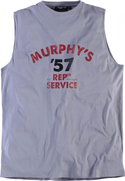 XXL4YOU - T-shirt imprime Garage Murphys Gris 2XL a 8XL