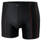 XXL4YOU Boxers - Pants - Shorty microfibre de qualité noir grande taille 2XL au 8XL