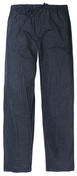 XXL4YOU - Pyjama long complet carreaux  gris bleu de 3XL a 8XL - Image 2