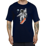 T-shirt manche courte bleu marine de 3XL à 8XL - Space Skate