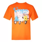 T-shirt manche courte orange de 3XL à 8XL - Vespa