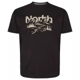 North 56°4 T-shirt manche courte noir 3XL à 8XL - Mountain