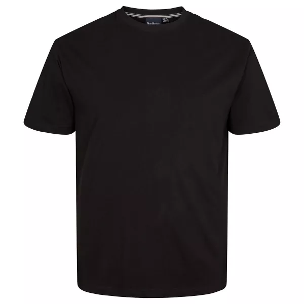 3XL T shirt noir de 3XL a 8XL Col rond Homme XXL4you